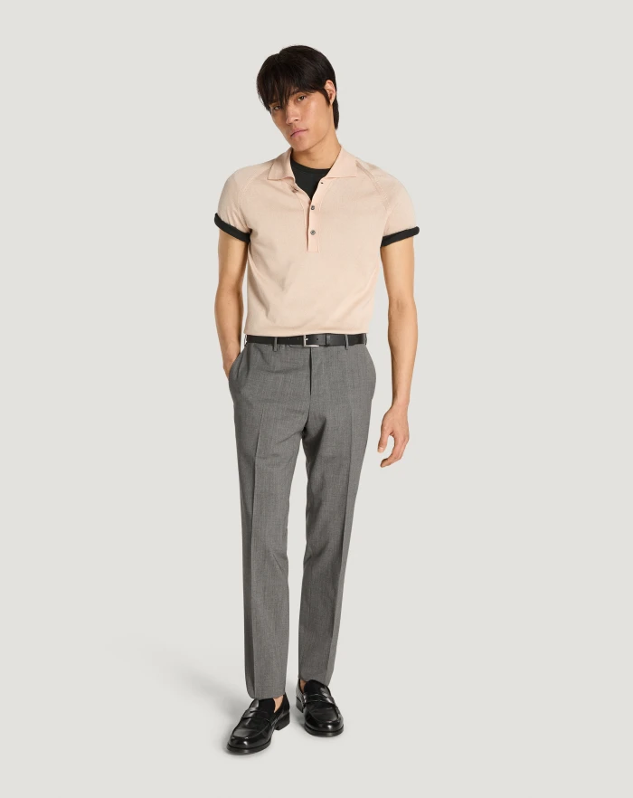 Pantaloni Torino Pantaloni Slim in lana four season Nuova