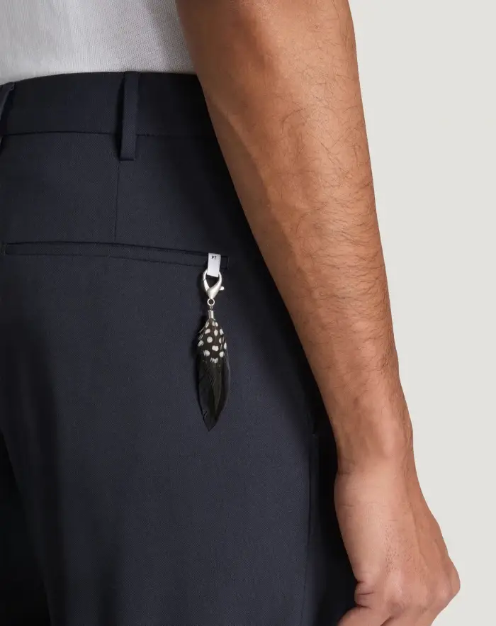 Pantaloni Torino Pantaloni Dieci in lana tropical Italia