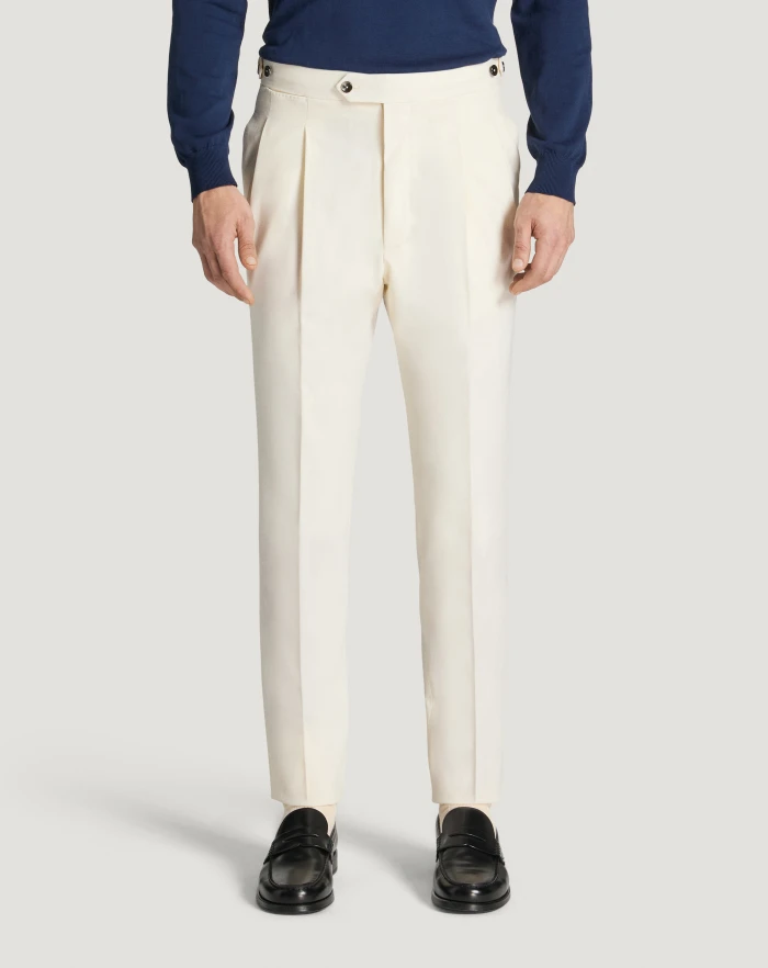 Pantaloni Torino Pantaloni Gentleman in lana tropical Promozione