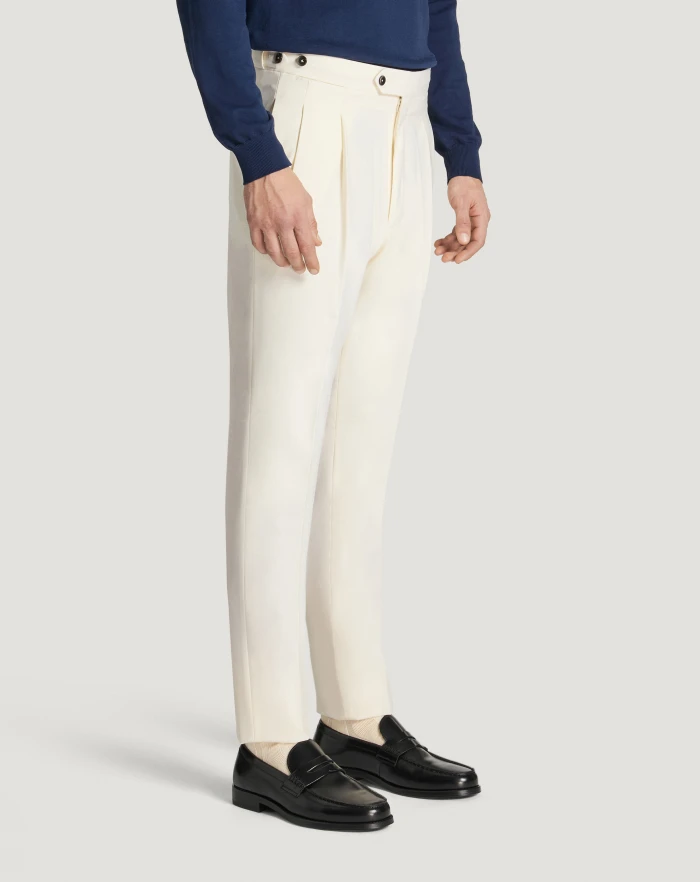 Pantaloni Torino Pantaloni Gentleman in lana tropical Promozione