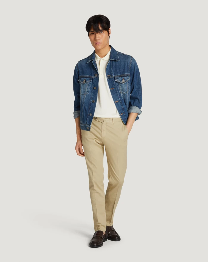 Pantaloni Torino Pantaloni Superslim in tricotina stretch Economico
