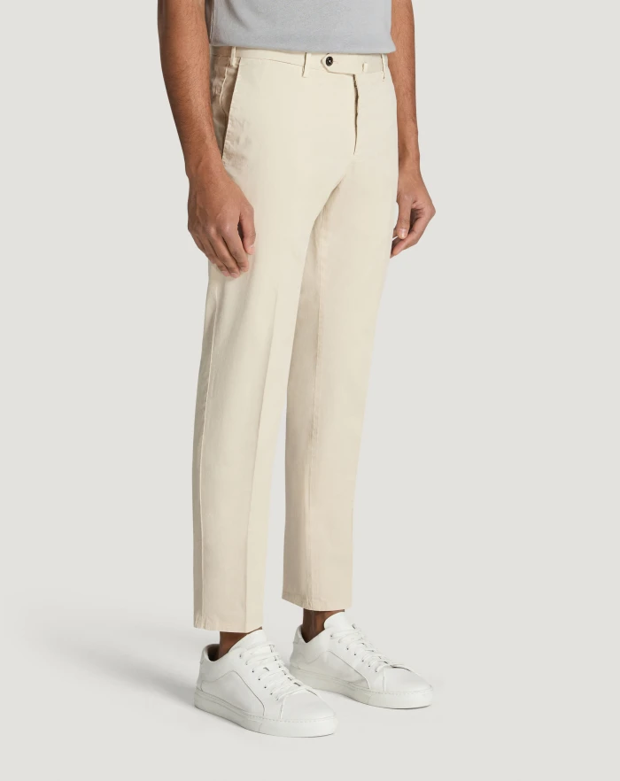 Pantaloni Torino Pantaloni Slim in gabardina stretch In Vendita