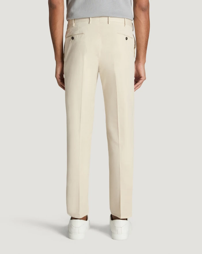 Pantaloni Torino Pantaloni Slim in gabardina stretch In Vendita