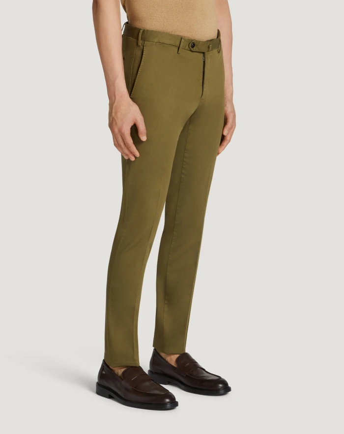 Pantaloni Torino Pantaloni Superslim in tricotina stretch Vendita Economica
