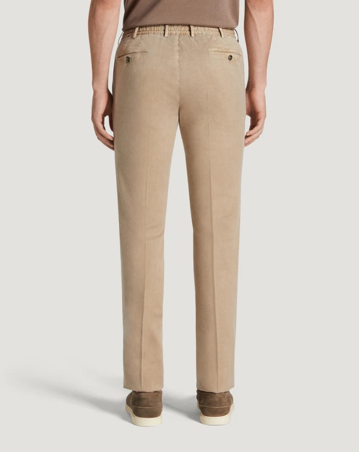 Pantaloni Torino Pantaloni Slim in lino stretch délavé Soddisfazione Garantita