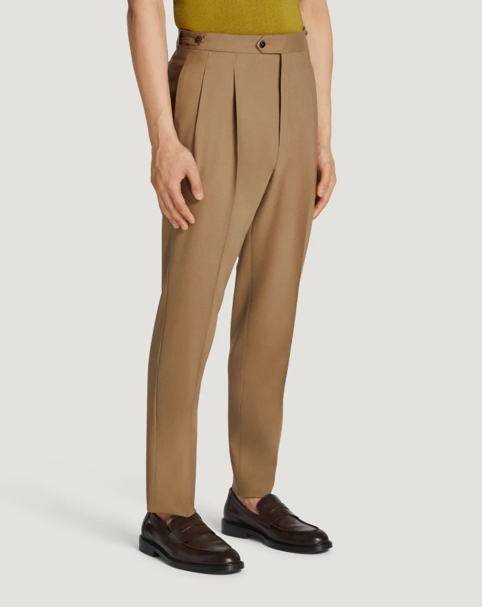 Pantaloni Torino Pantaloni Gentleman in lana tropical Negozi Online
