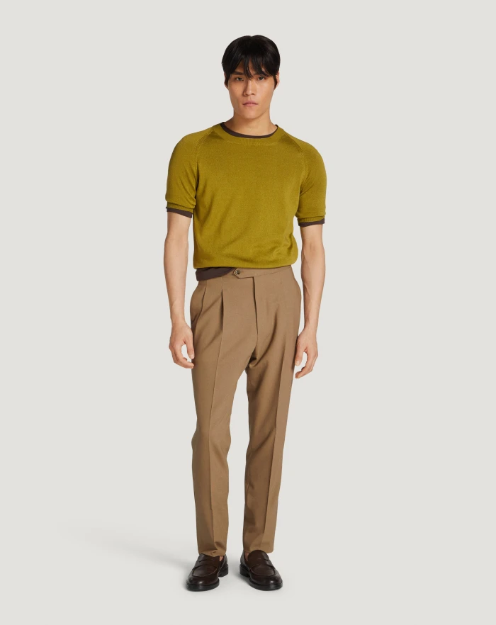 Pantaloni Torino Pantaloni Gentleman in lana tropical Negozi Online