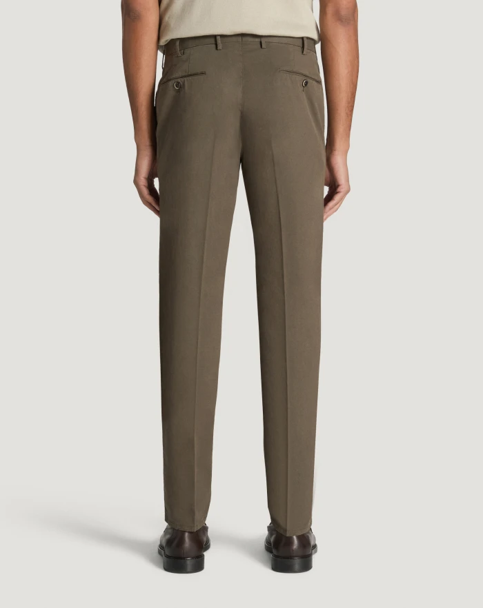 Pantaloni Torino Pantaloni Slim in gabardina stretch Consegna Veloce