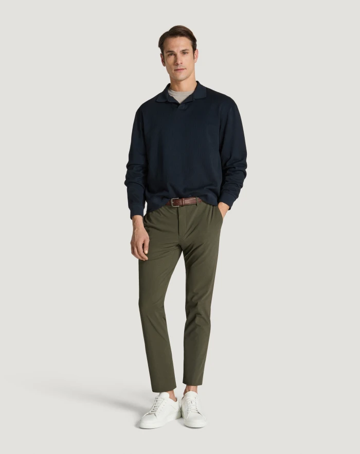 Pantaloni Torino Pantaloni Slim in tessuto organico stretch Fino Al -60%