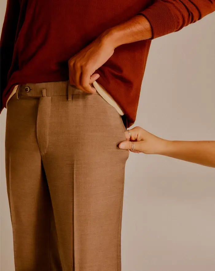 Pantaloni Torino Pantaloni Superslim in lana four season In Vendita