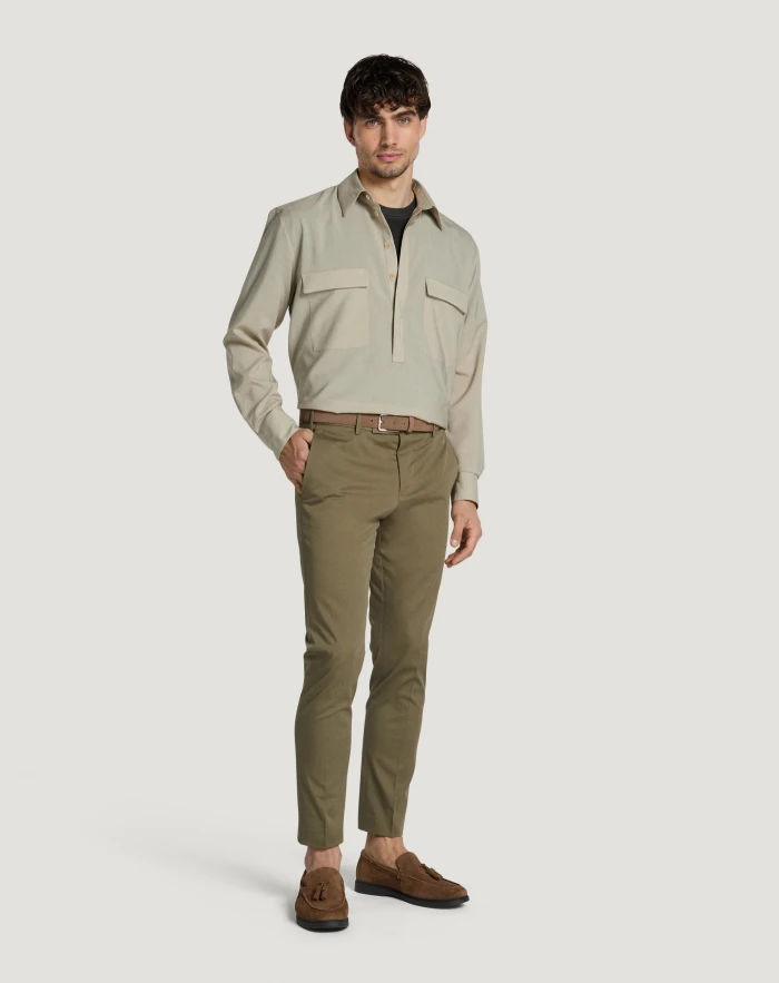 Pantaloni Torino Pantaloni Dieci in twill Offerta
