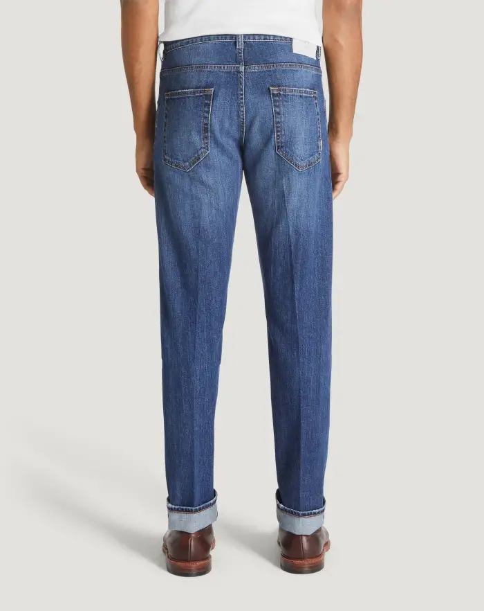 Pantaloni Torino Jeans Dub in denim organico In Vendita