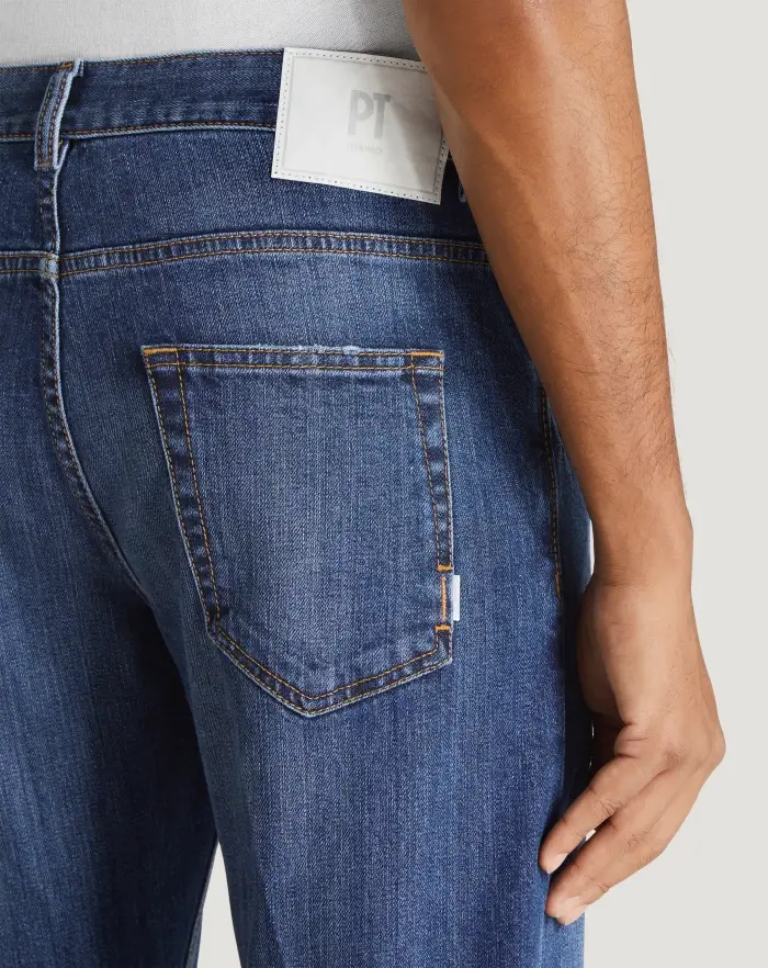 Pantaloni Torino Jeans Dub in denim organico In Vendita