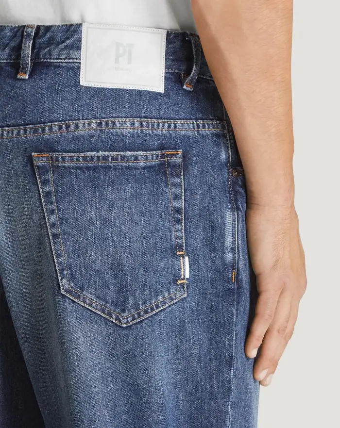 Pantaloni Torino Jeans Rebel in denim vintage Saldi