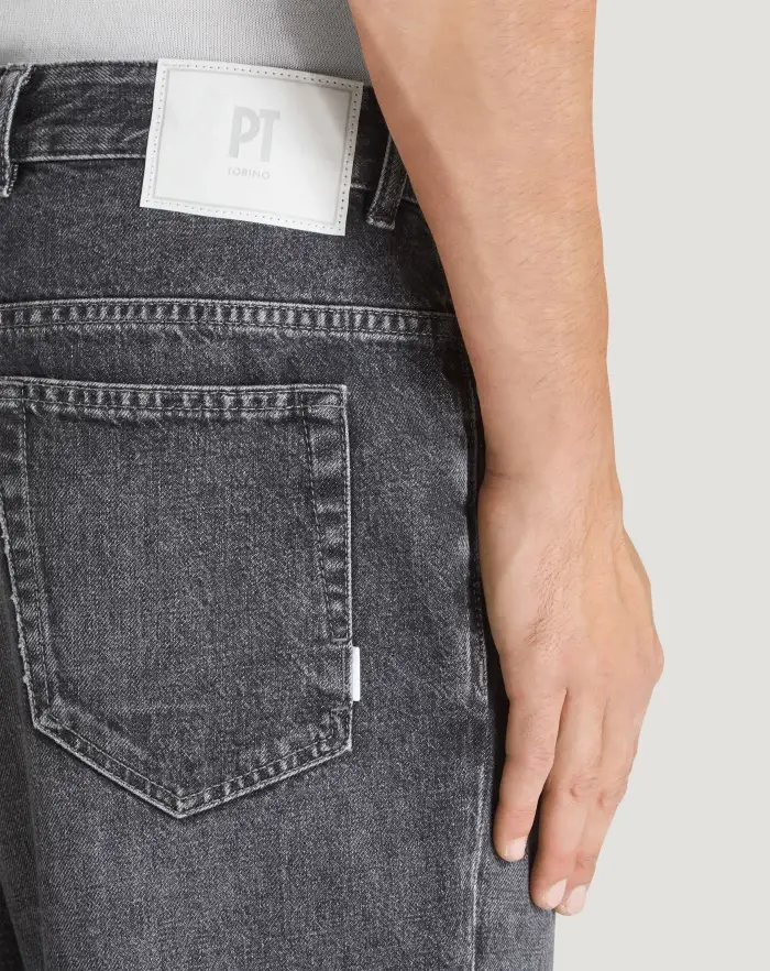 Pantaloni Torino Jeans Rebel in denim vintage Vendita Calda
