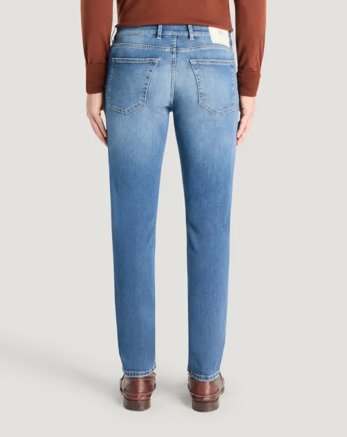 Pantaloni Torino Jeans Swing in denim soft touch Vendita Economica