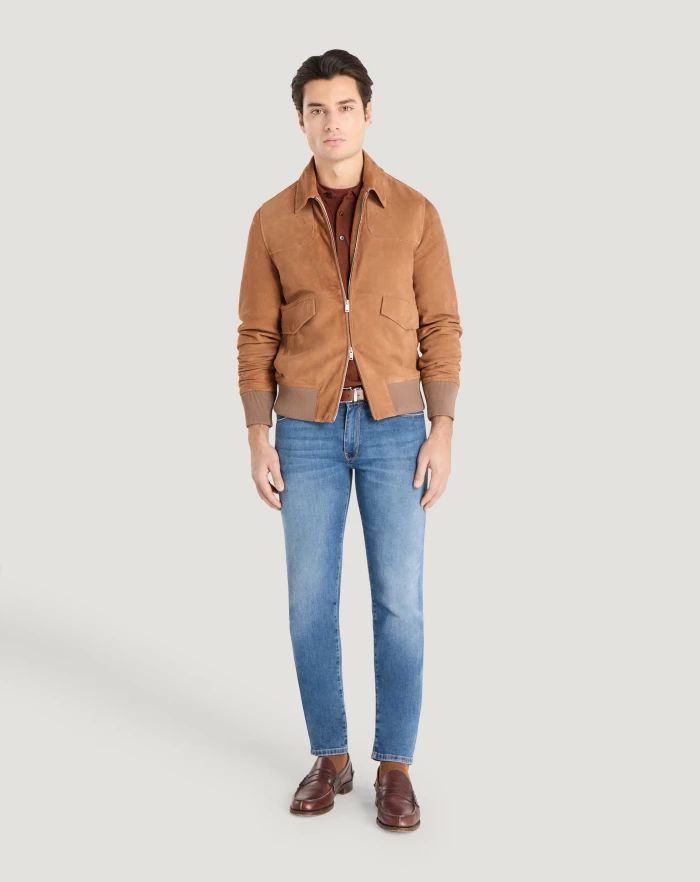 Pantaloni Torino Jeans Swing in denim soft touch Vendita Economica