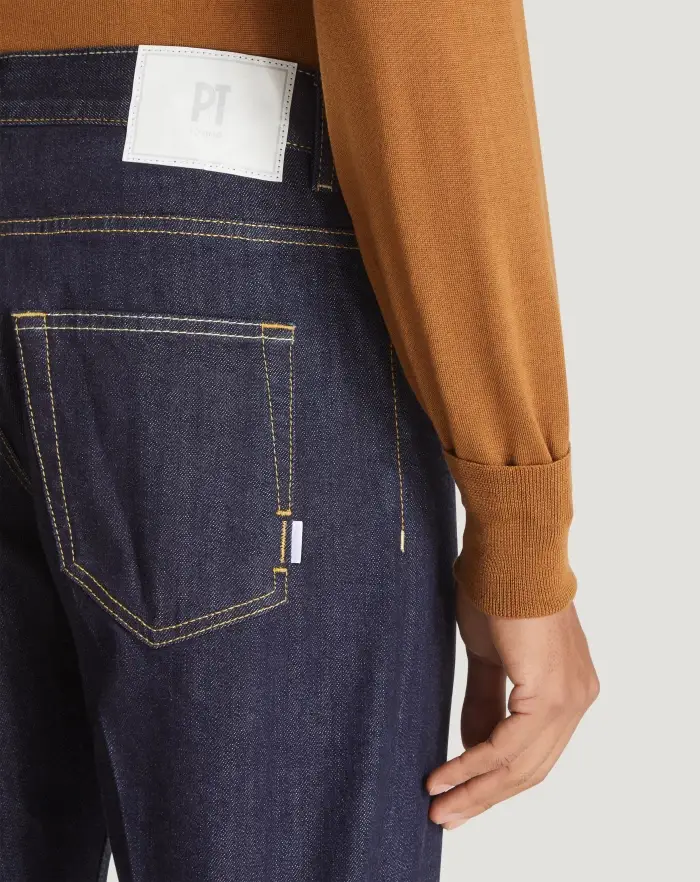Pantaloni Torino Jeans Dub in denim organico Saldi Di Fabbrica