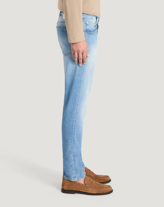 Pantaloni Torino Jeans Reggae in denim soft touch 2025