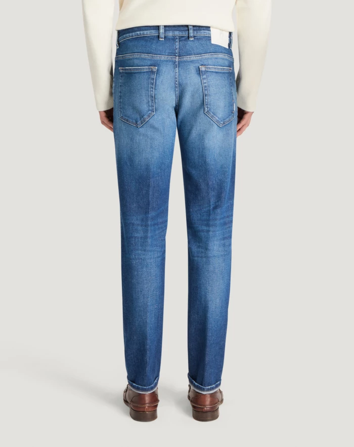 Pantaloni Torino Jeans Reggae in denim stretch Italia