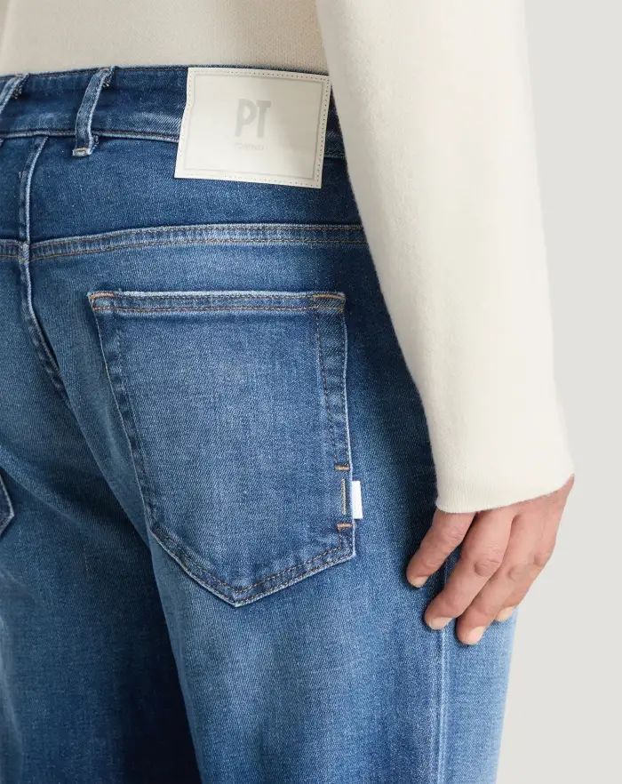 Pantaloni Torino Jeans Reggae in denim stretch Italia