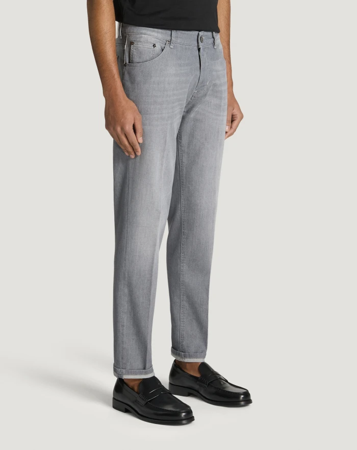 Pantaloni Torino Jeans Reggae in light grey denim Qualità