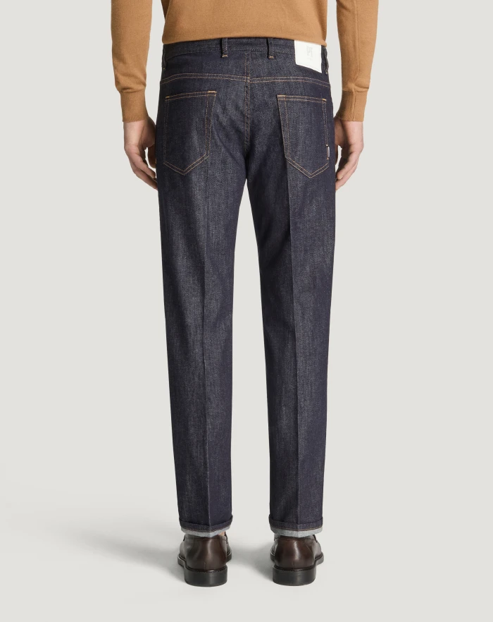 Pantaloni Torino Jeans Reggae in stretch indigo batavia Pezzi Unici