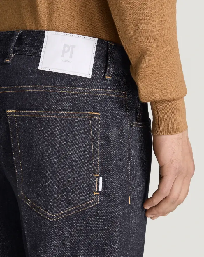 Pantaloni Torino Jeans Reggae in stretch indigo batavia Pezzi Unici