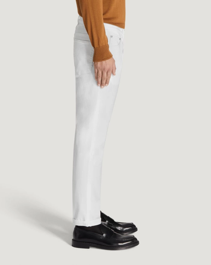 Pantaloni Torino Jeans Reggae in denim superwhite Soddisfazione Garantita