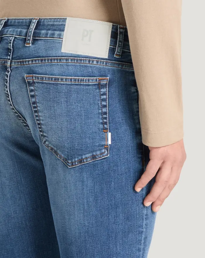 Pantaloni Torino Jeans Soul in denim stretch indigo Qualità Garantita