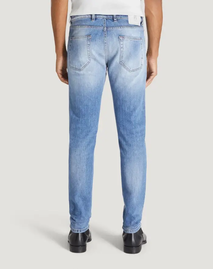 Pantaloni Torino Jeans Rock in denim organico stretch Acquista Ora