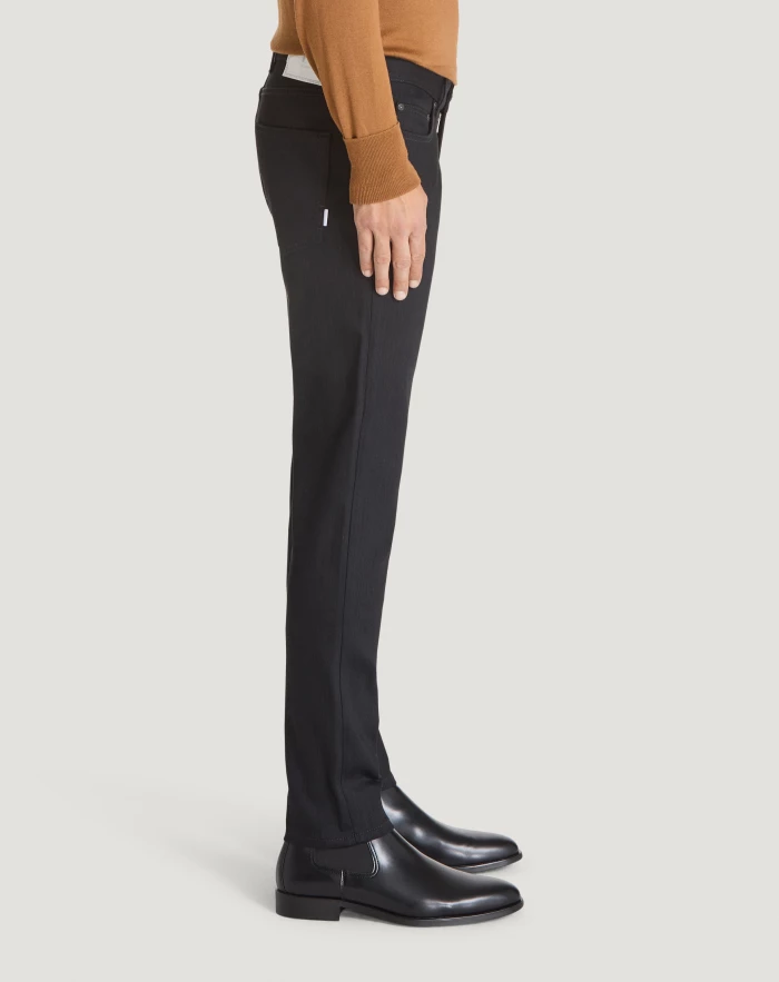 Pantaloni Torino Jeans Rock in denim super black Consegna Veloce