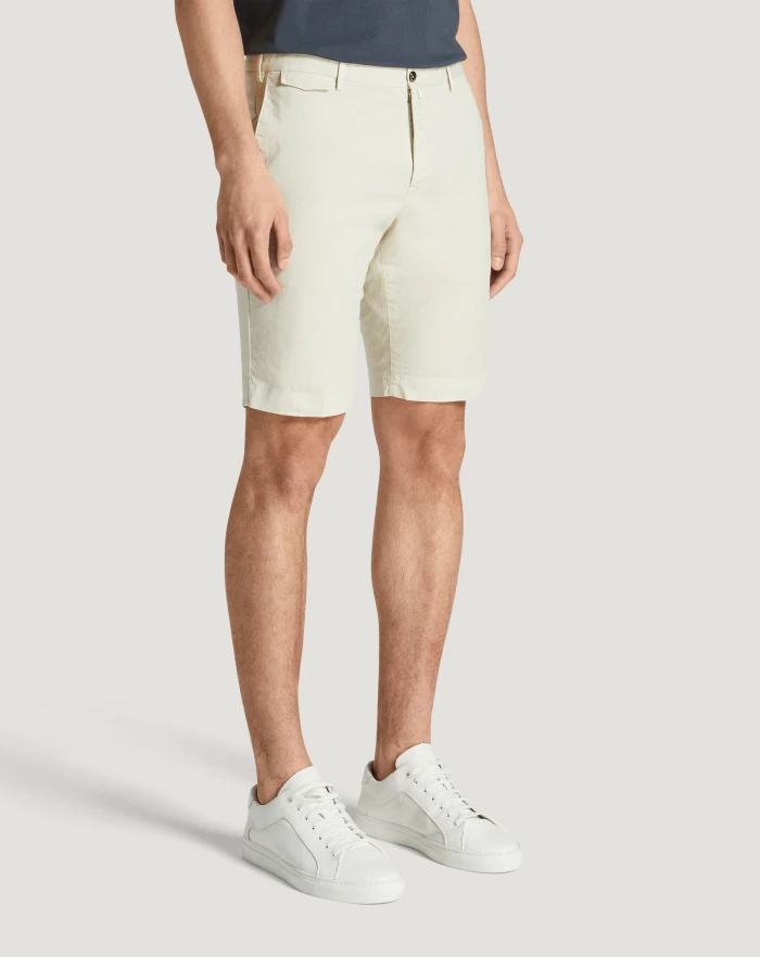 Pantaloni Torino Bermuda in gabardina stretch Prezzo Ridotto
