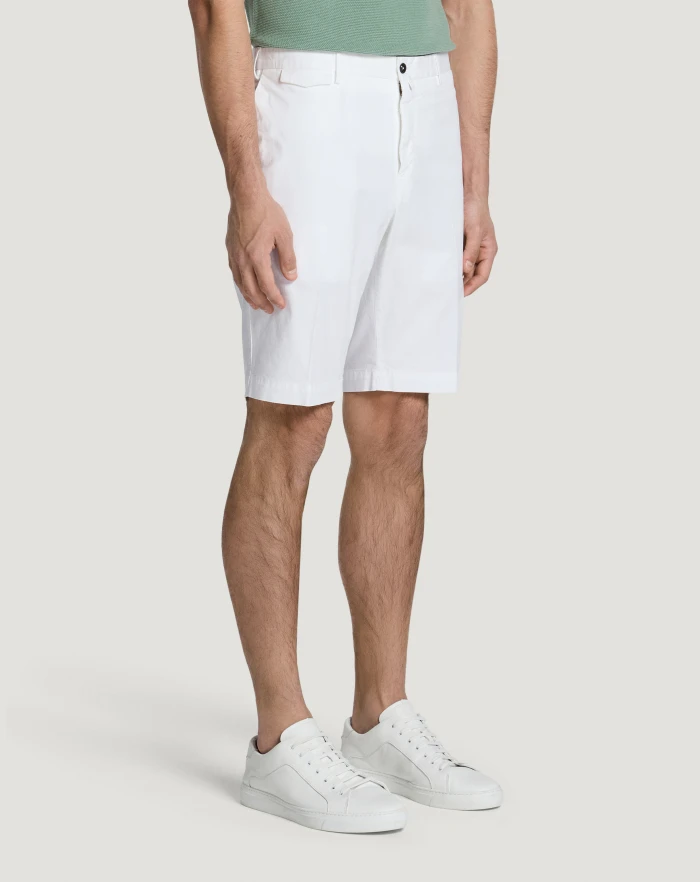 Pantaloni Torino Bermuda in gabardina stretch Sottocosto