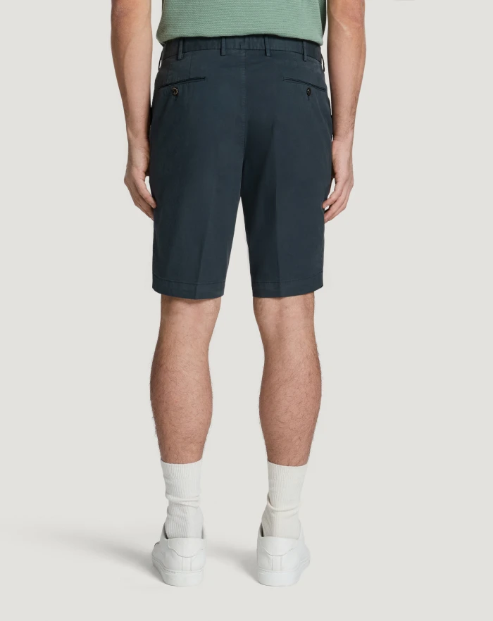 Pantaloni Torino Bermuda in gabardina stretch Novità