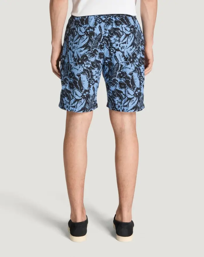 Pantaloni Torino Bermuda in popeline di cotone In Vendita