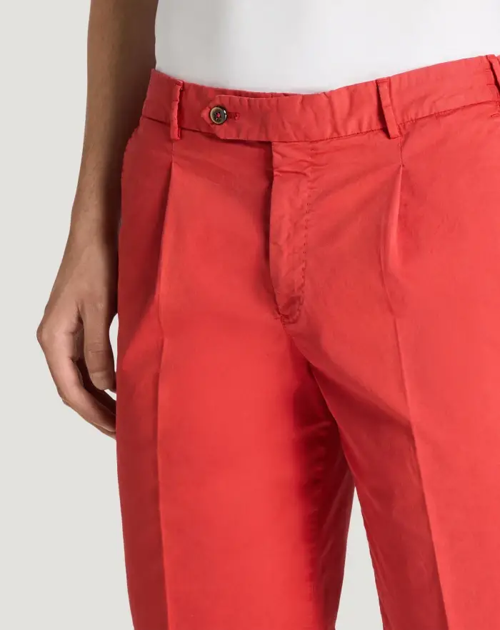 Pantaloni Torino Bermuda in gabardina di cotone Vendite Flash