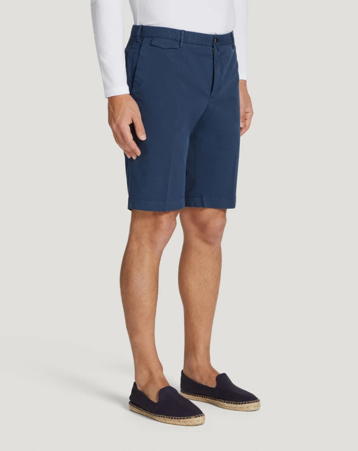 Pantaloni Torino Bermuda in gabardina stretch 2025