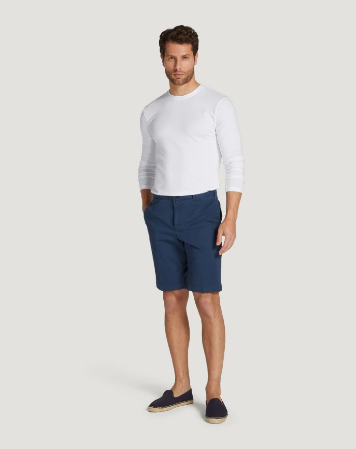 Pantaloni Torino Bermuda in gabardina stretch 2025