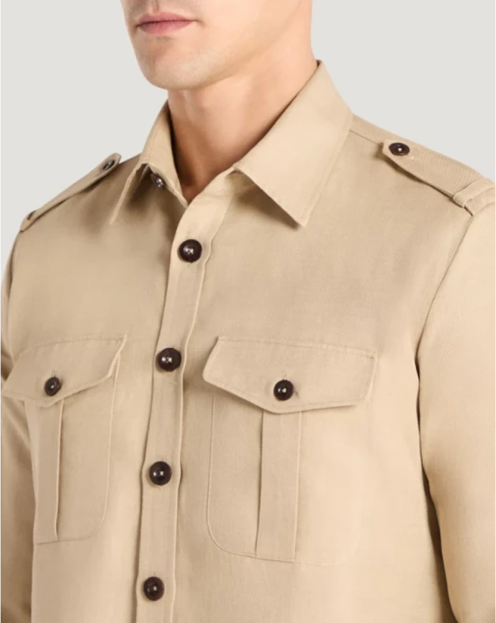 Pantaloni Torino Camicia in twill Economico