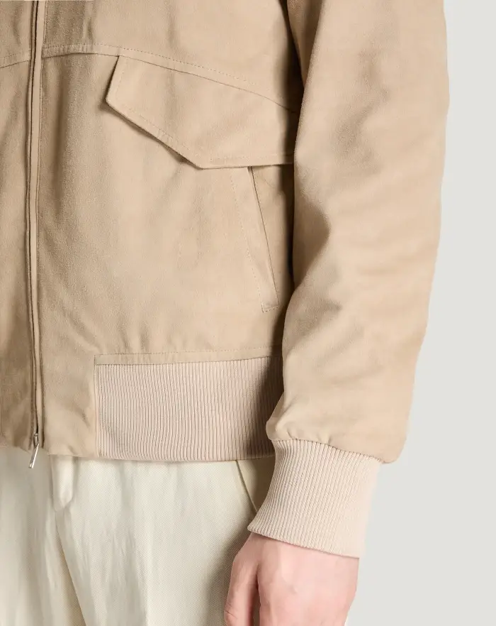Pantaloni Torino Bomber in suede Outlet
