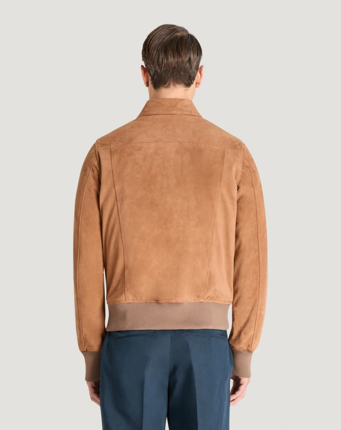 Pantaloni Torino Bomber in suede Saldi