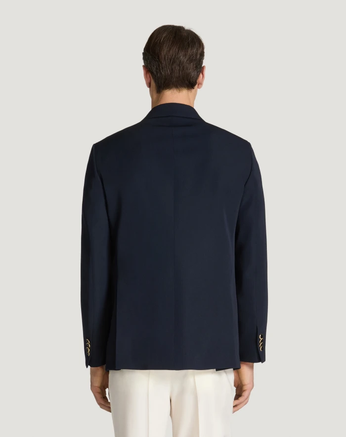 Pantaloni Torino Blazer in lana granité Vendita Economica