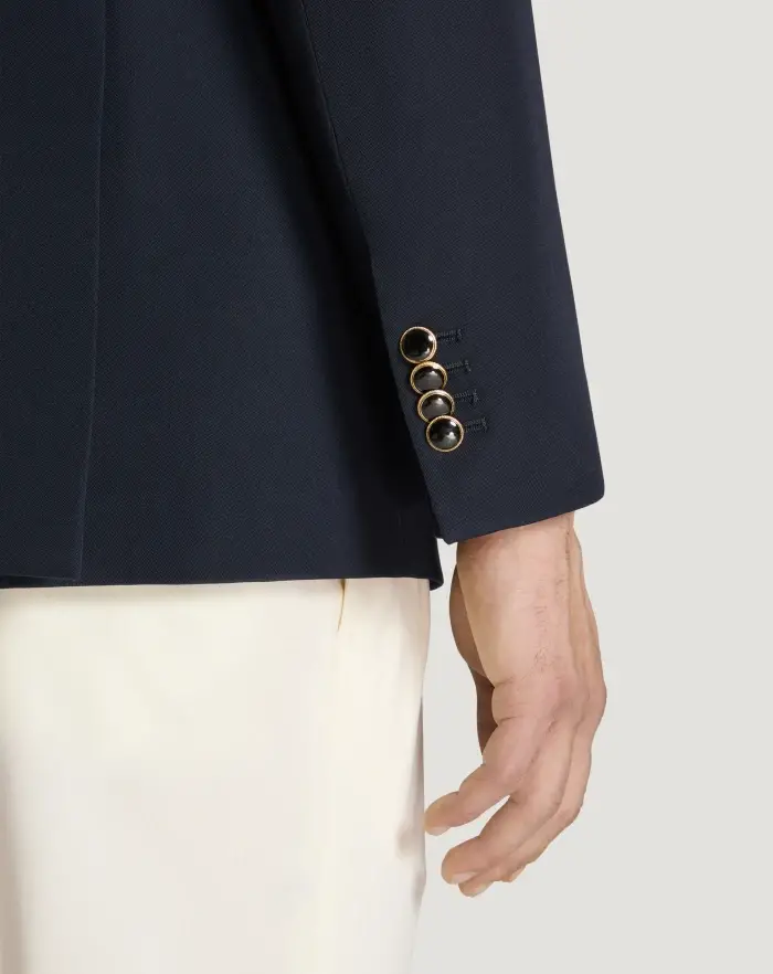 Pantaloni Torino Blazer in lana granité Vendita Economica