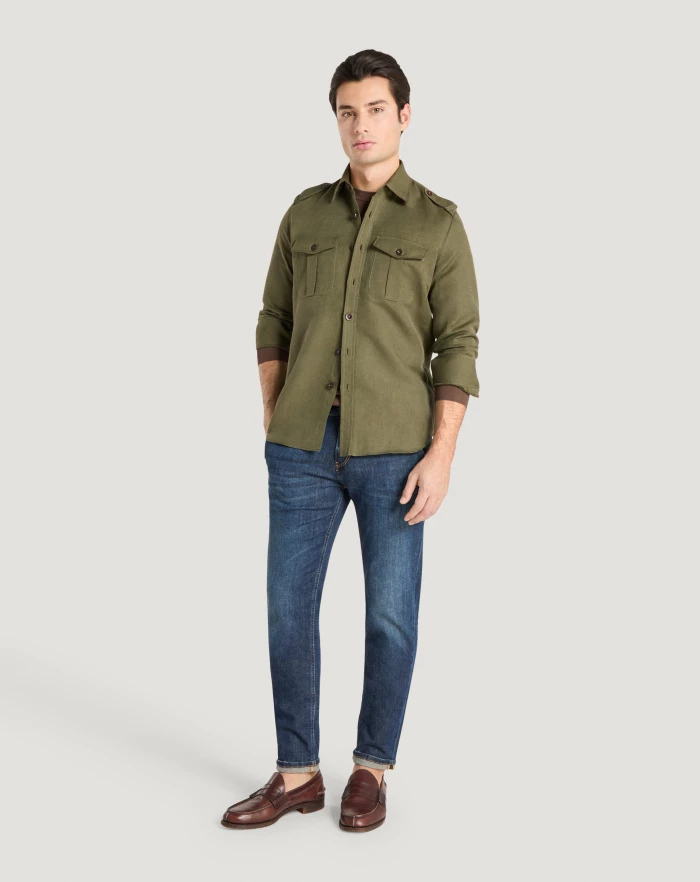 Pantaloni Torino Camicia in twill Moda