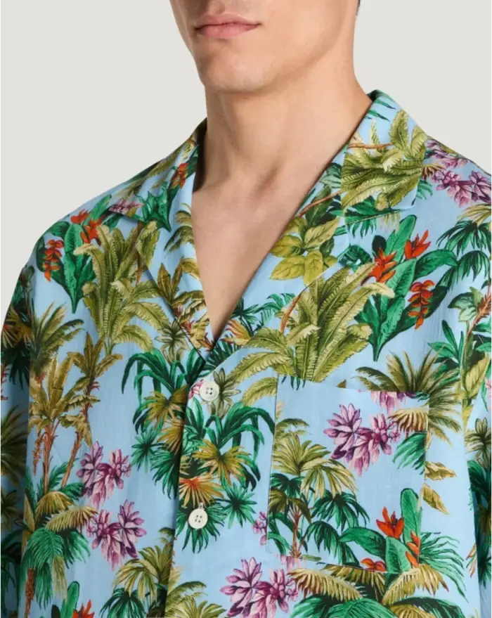 Pantaloni Torino Camicia in twill di lino Affare Del Giorno