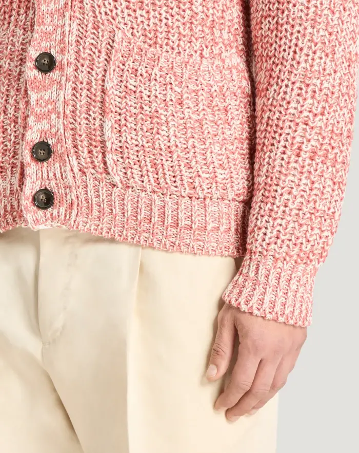 Pantaloni Torino Cardigan in cotone bio In Vendita