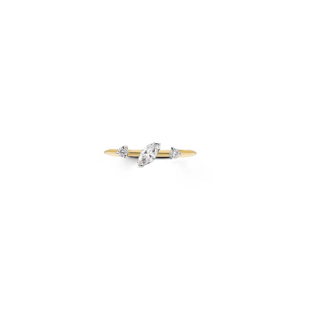 Paola Grande Gioielli BALANCE Anello 'Balance' oro giallo con marquise