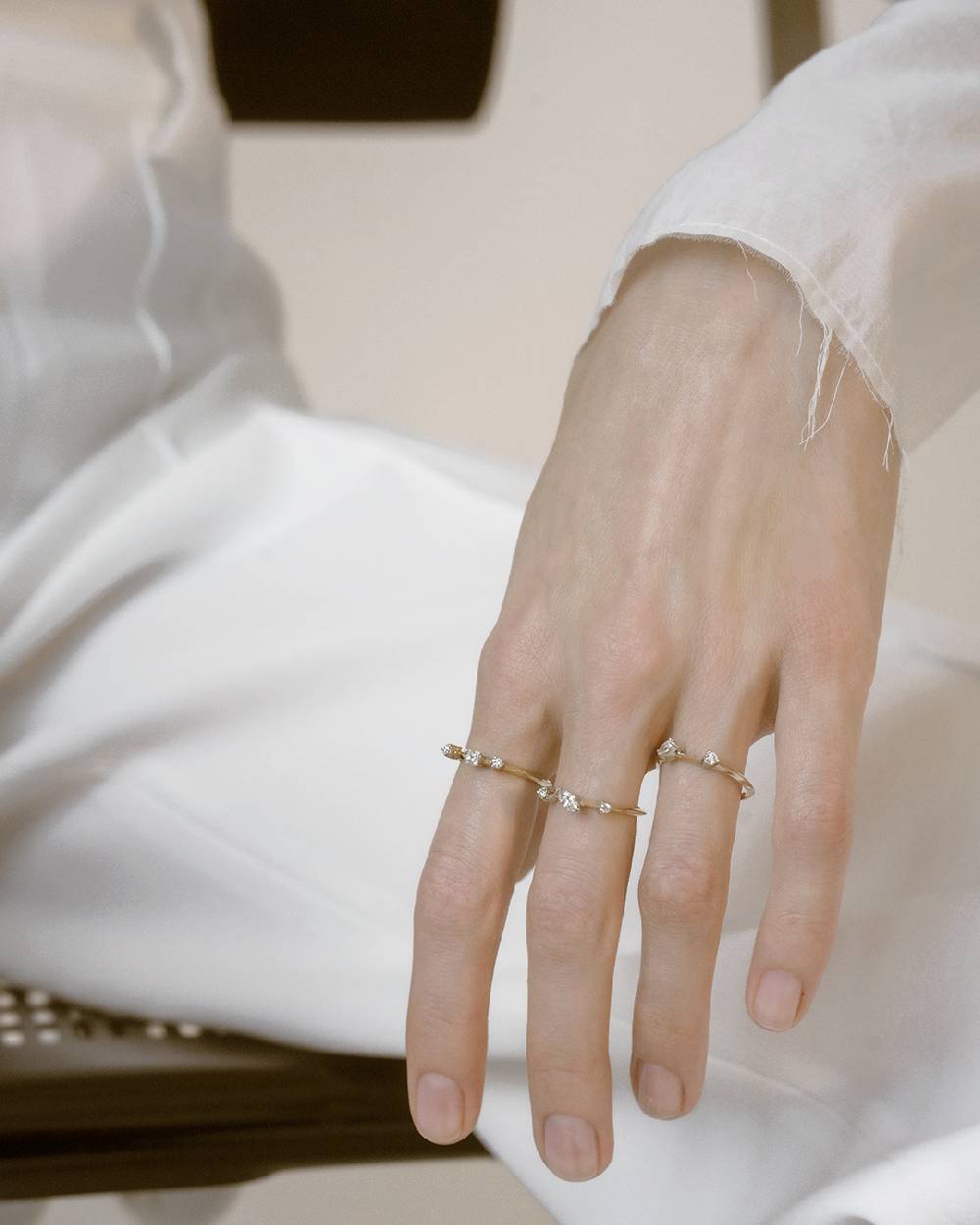 Paola Grande Gioielli BALANCE Anello 'Balance' oro bianco Soddisfazione Garantita