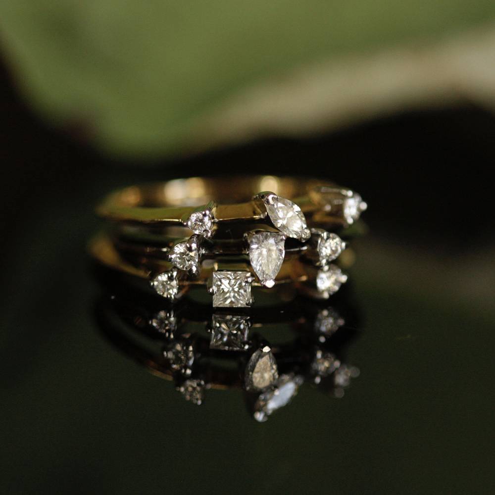 Paola Grande Gioielli BALANCE Anello 'Balance' oro bianco con goccia Shopping Online